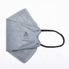 ماسک سه بعدی 4 لایه انزانی - جعبه 20 عددی - ایرانی - طوسی - کد35 - سایزمدیوم